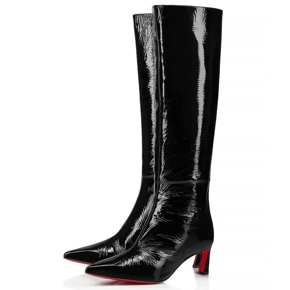 Christian Louboutin CONDOROCOMBO BOTTA 55 Tall Knee High Boots Heels